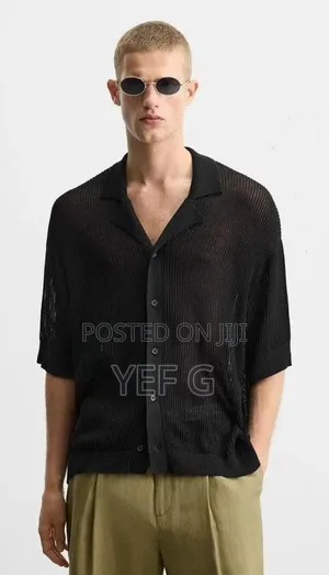 Open Knit Shirt From Zara