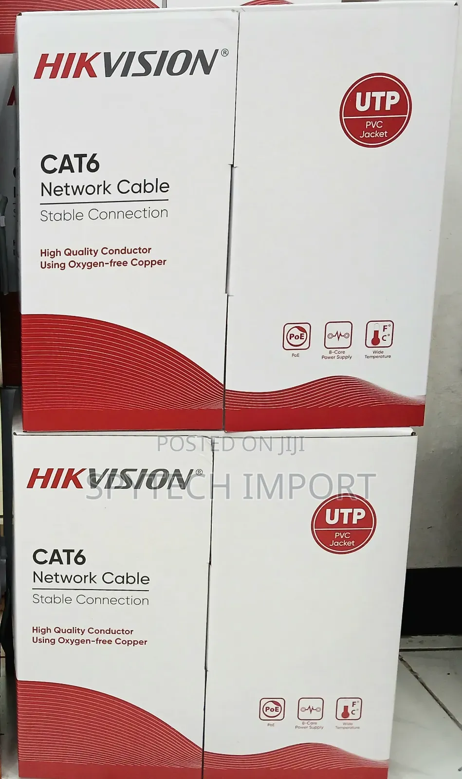 Hikvision Cat 6 Cable Full Copper