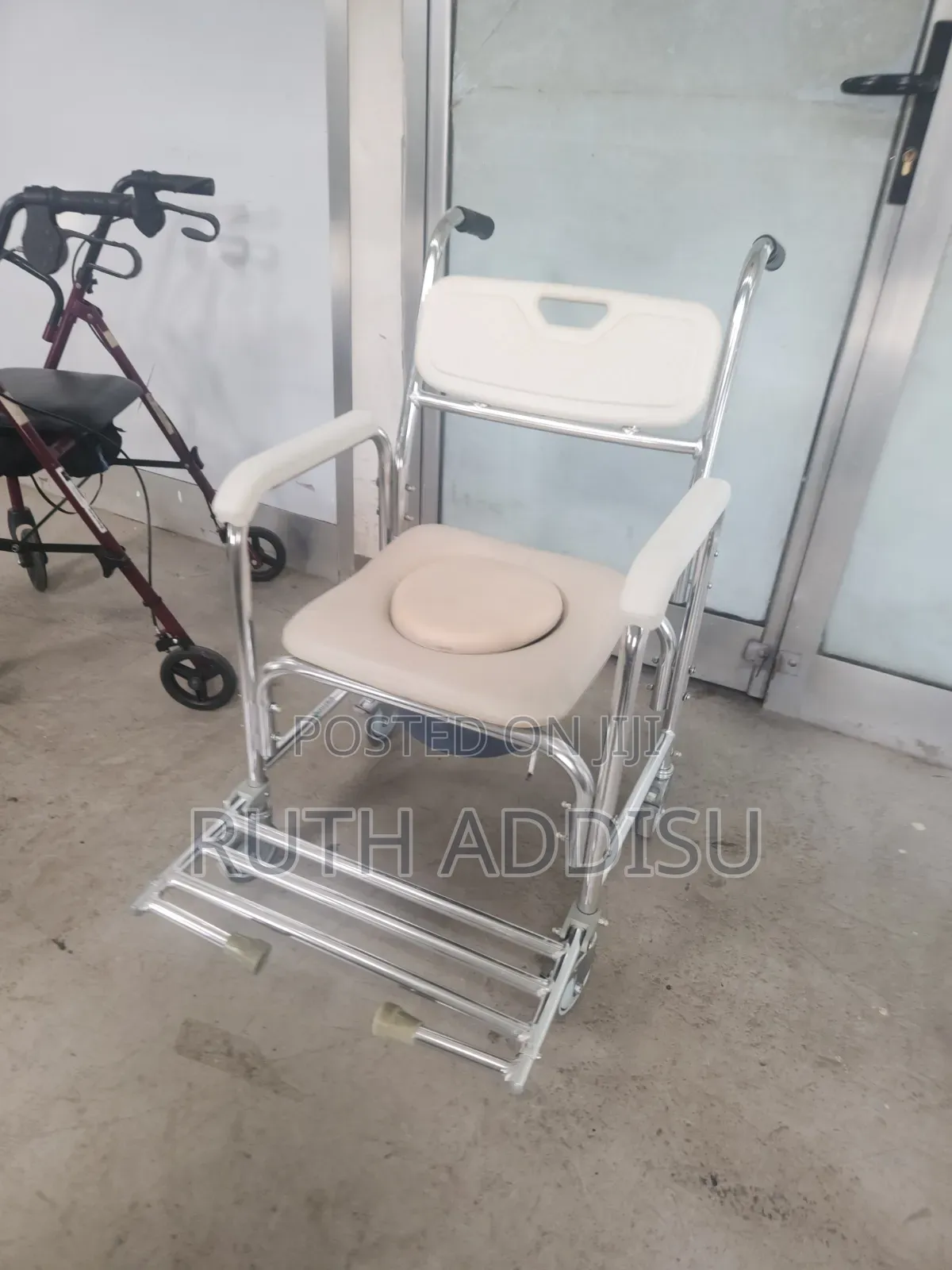 Homcom - Brandclub - Homcom 3-in-1 Shower Commode Wheelchair, Fsa/Hsa