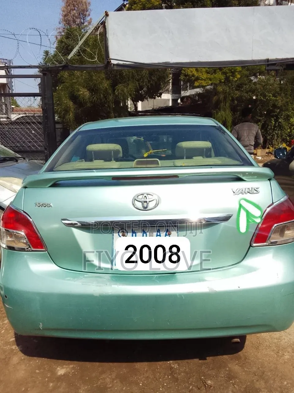 Toyota Yaris 2008 Green