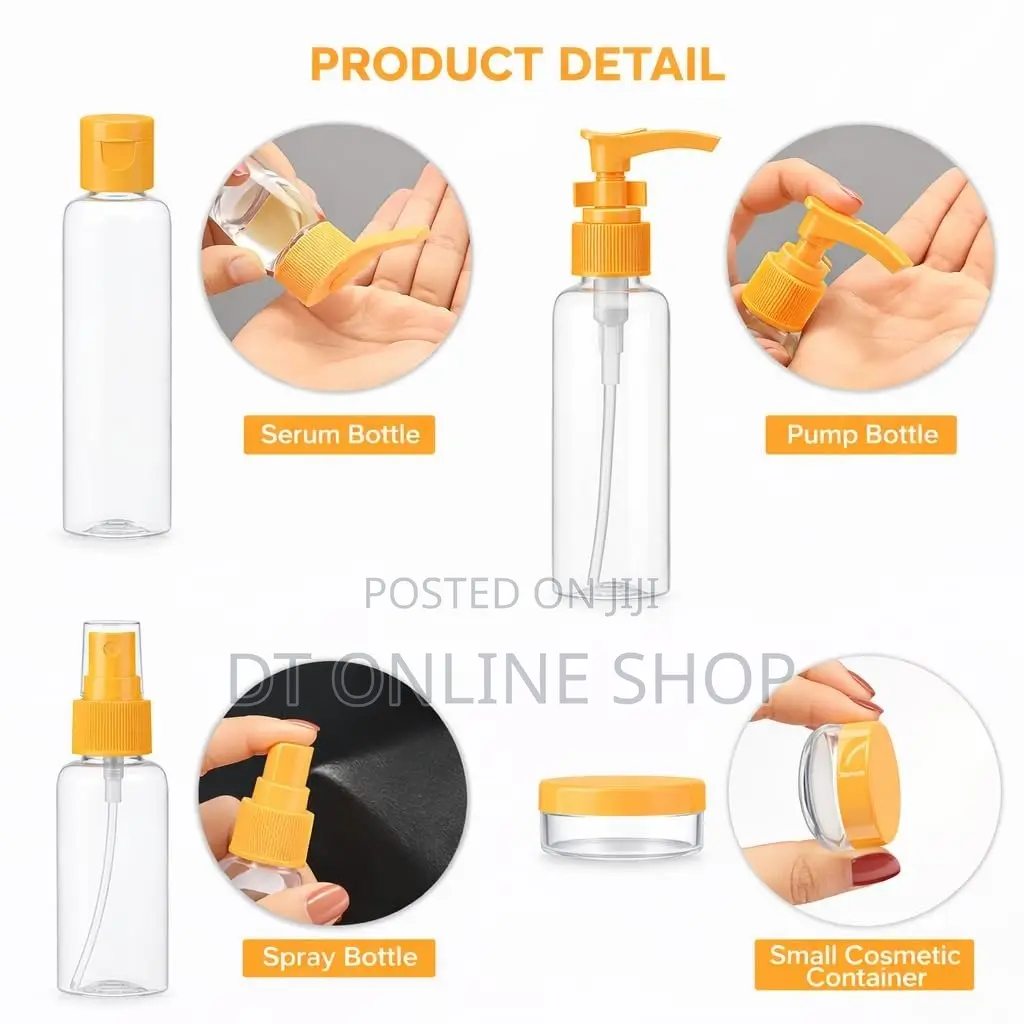 9 In 1 Travel Bottle Set