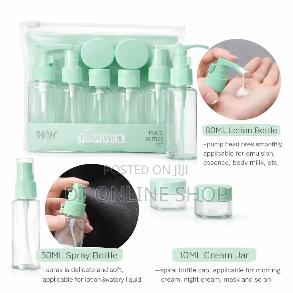9 In 1 Travel Bottle Set