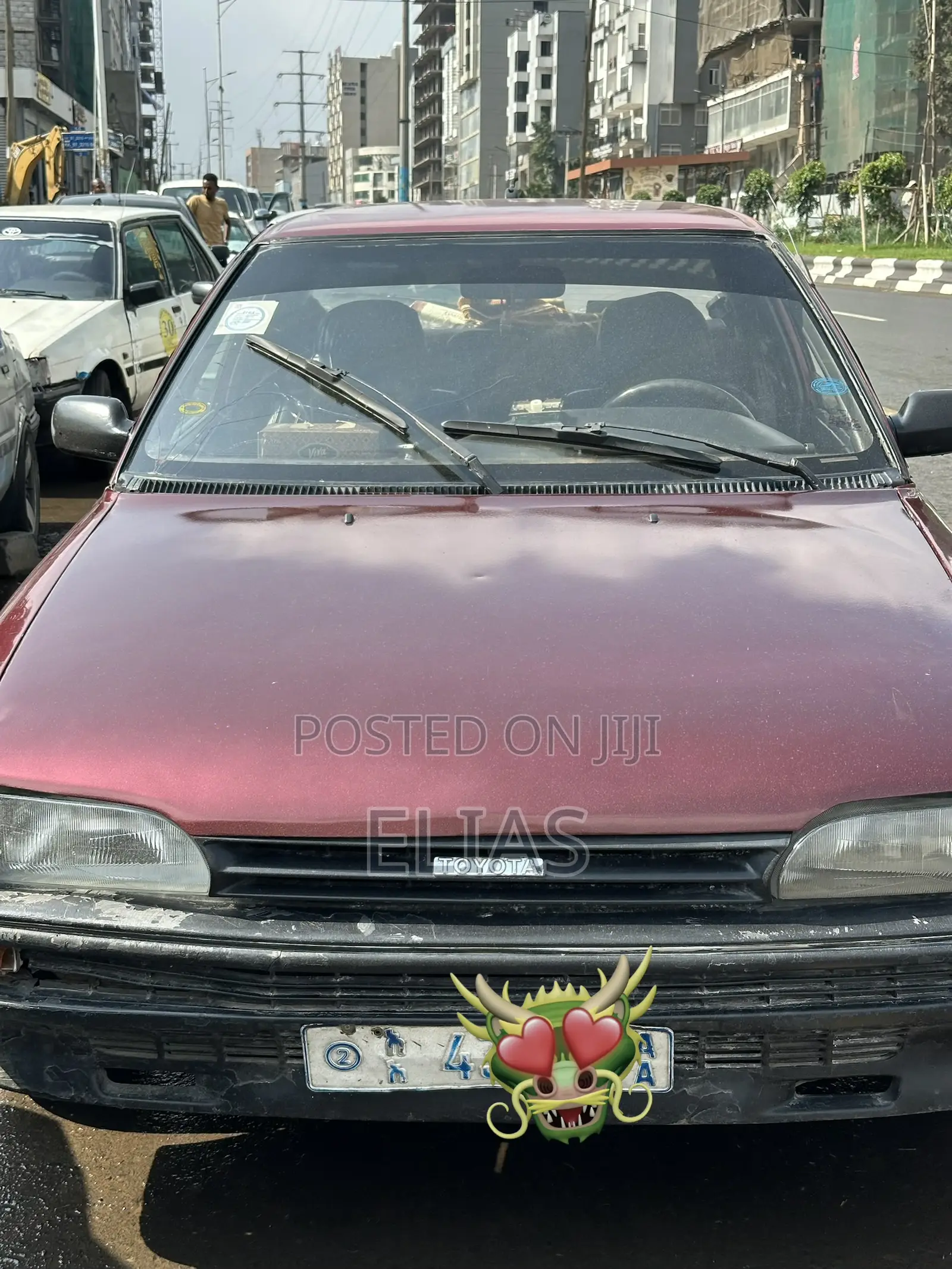Toyota Corolla Hatchback 1990 Red