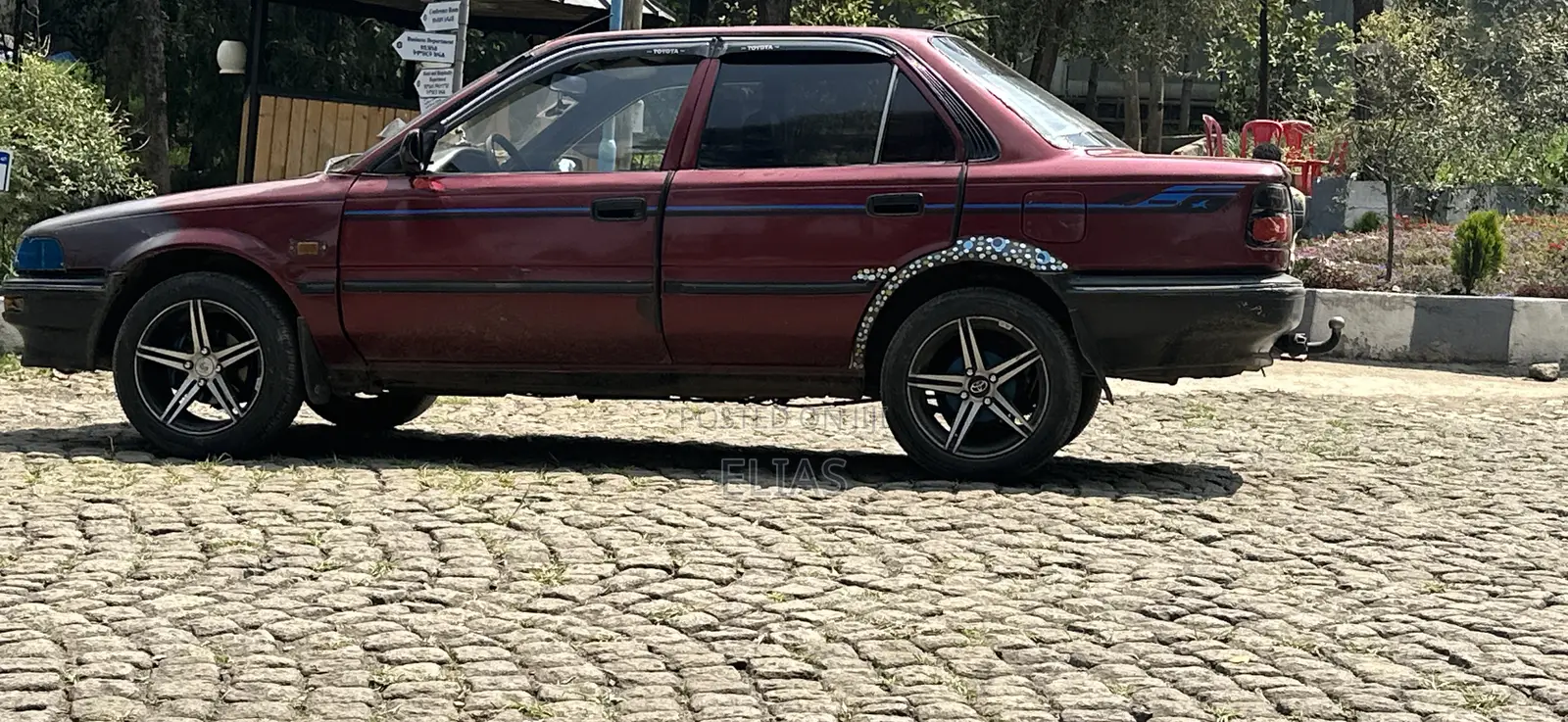 Toyota Corolla Hatchback 1990 Red