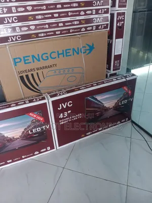JVC Smart Led Tv 43 Inches Andraid Doubel Gelass Scrine 2026 Quality