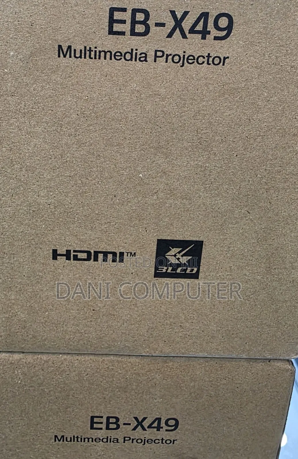 Brand New Epson Projector 
Model : Eb-X49 
Technology: 3lcd, RGB Li