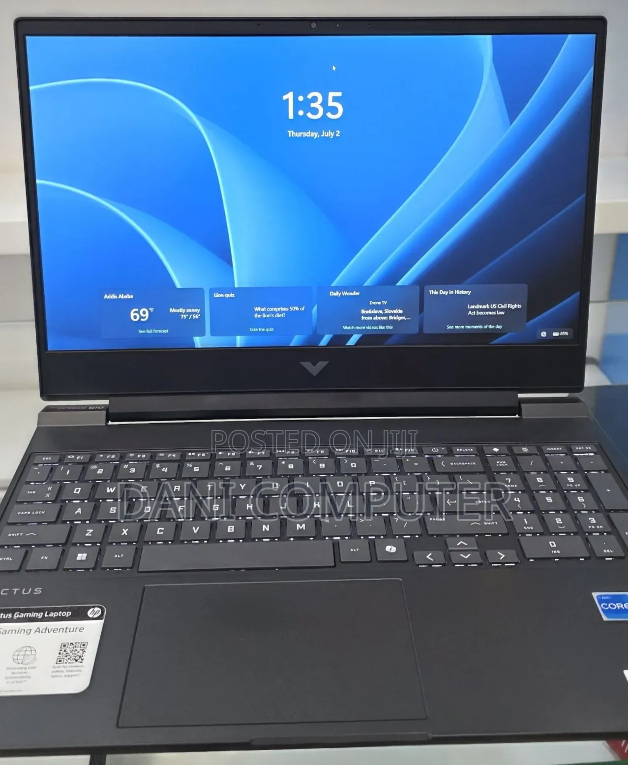New Laptop HP Victus 15 16GB Intel Core i5 SSD 512GB