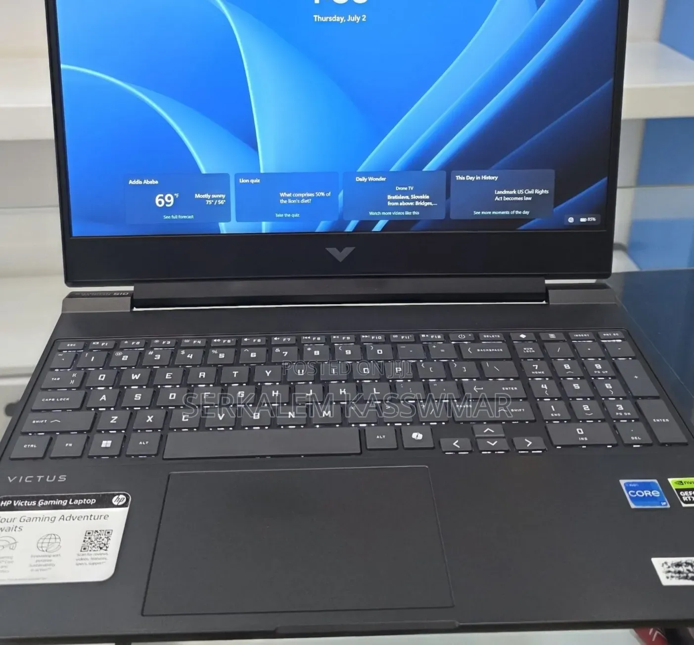 New Laptop HP Victus 15 16GB Intel Core i5 SSD 512GB