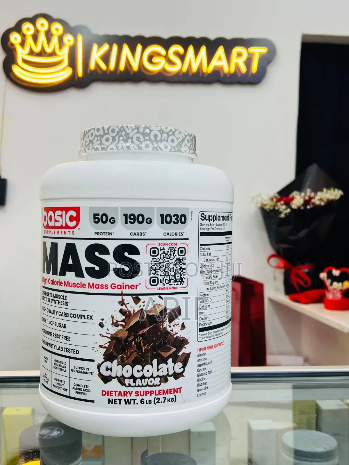 Basic Supplemets Mass High Calorie Muscle Mass Gainer 2.75kg