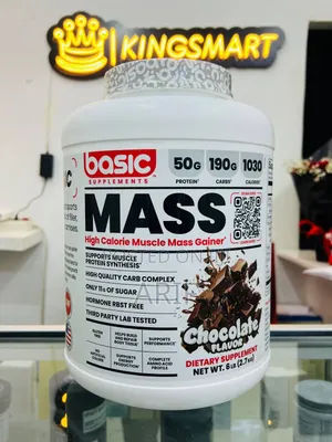 Basic Mass High Calorie Muscle Mass Gainer Made in Usa