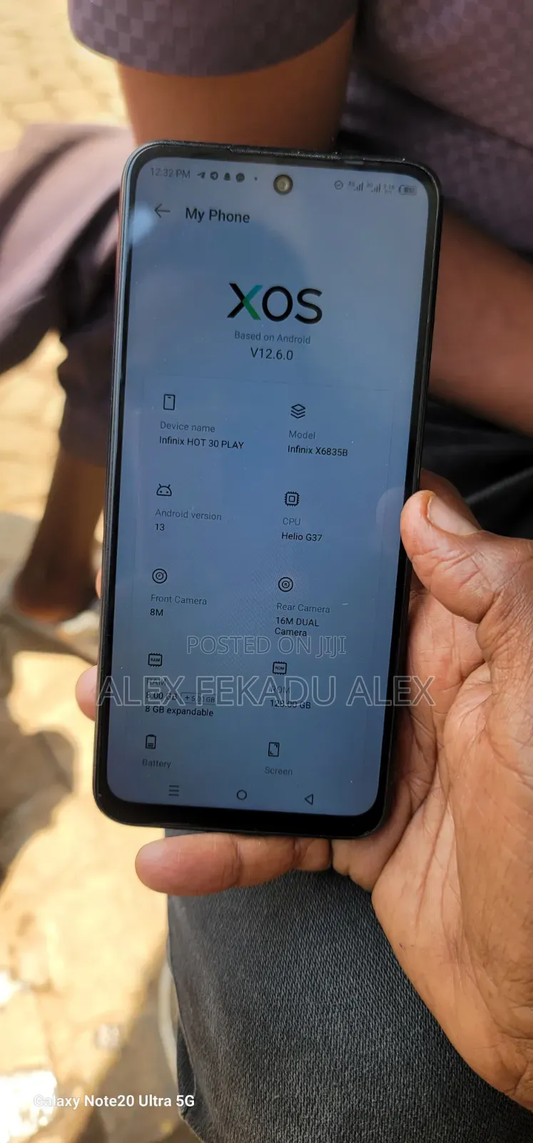 Infinix Hot 30 Play 128 GB Gray
