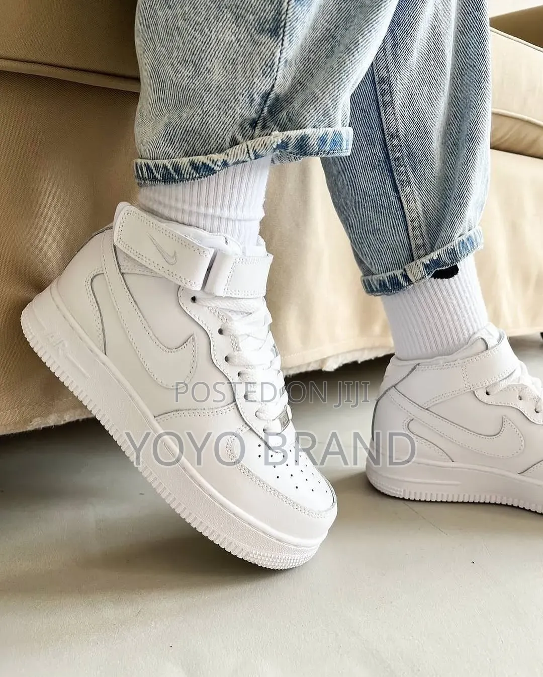 Nike Air Force 1 Mid '07 Triple White for Women's