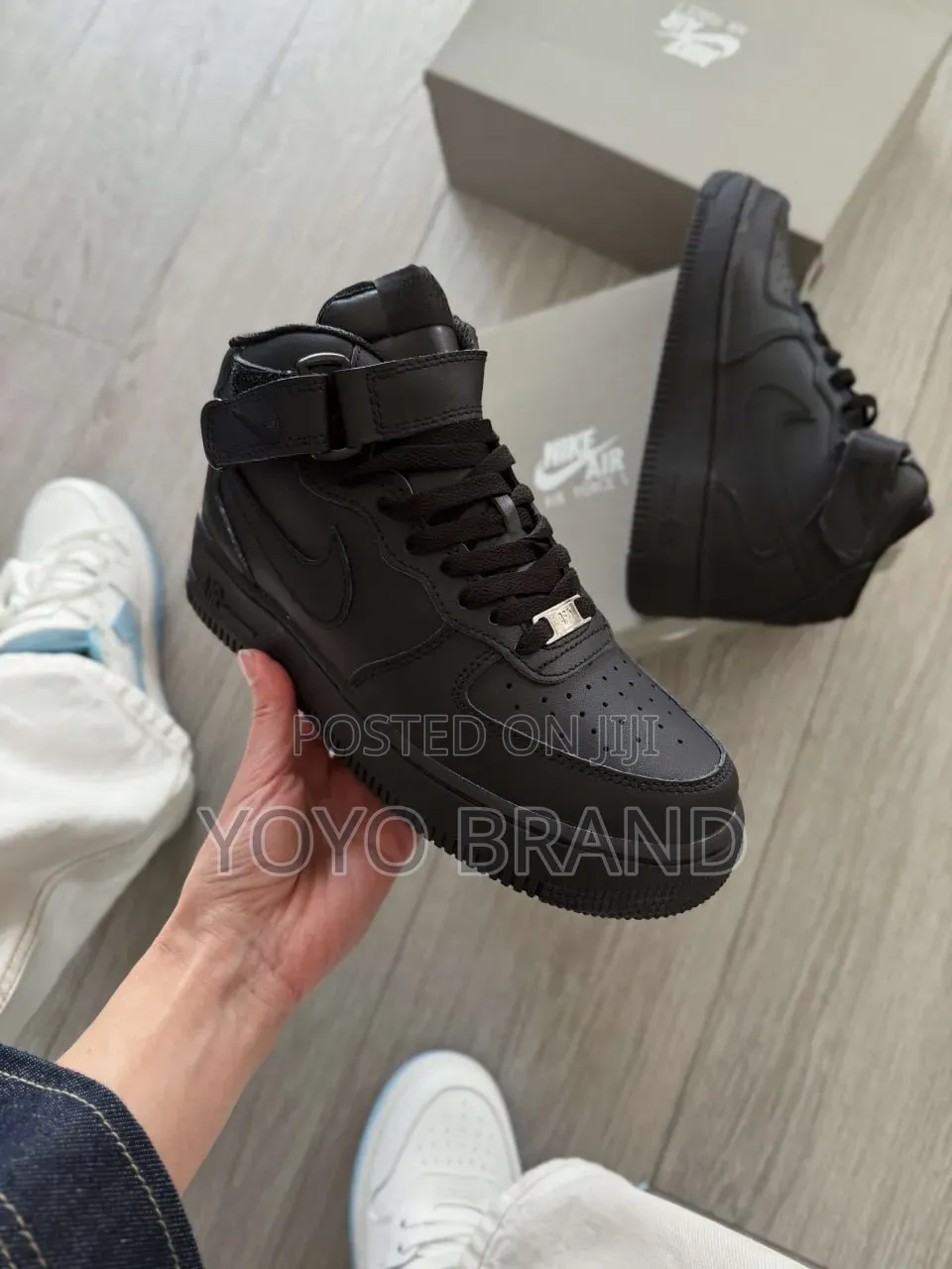 Nike Air Force 1 Mid '07 Triple Black for Women's