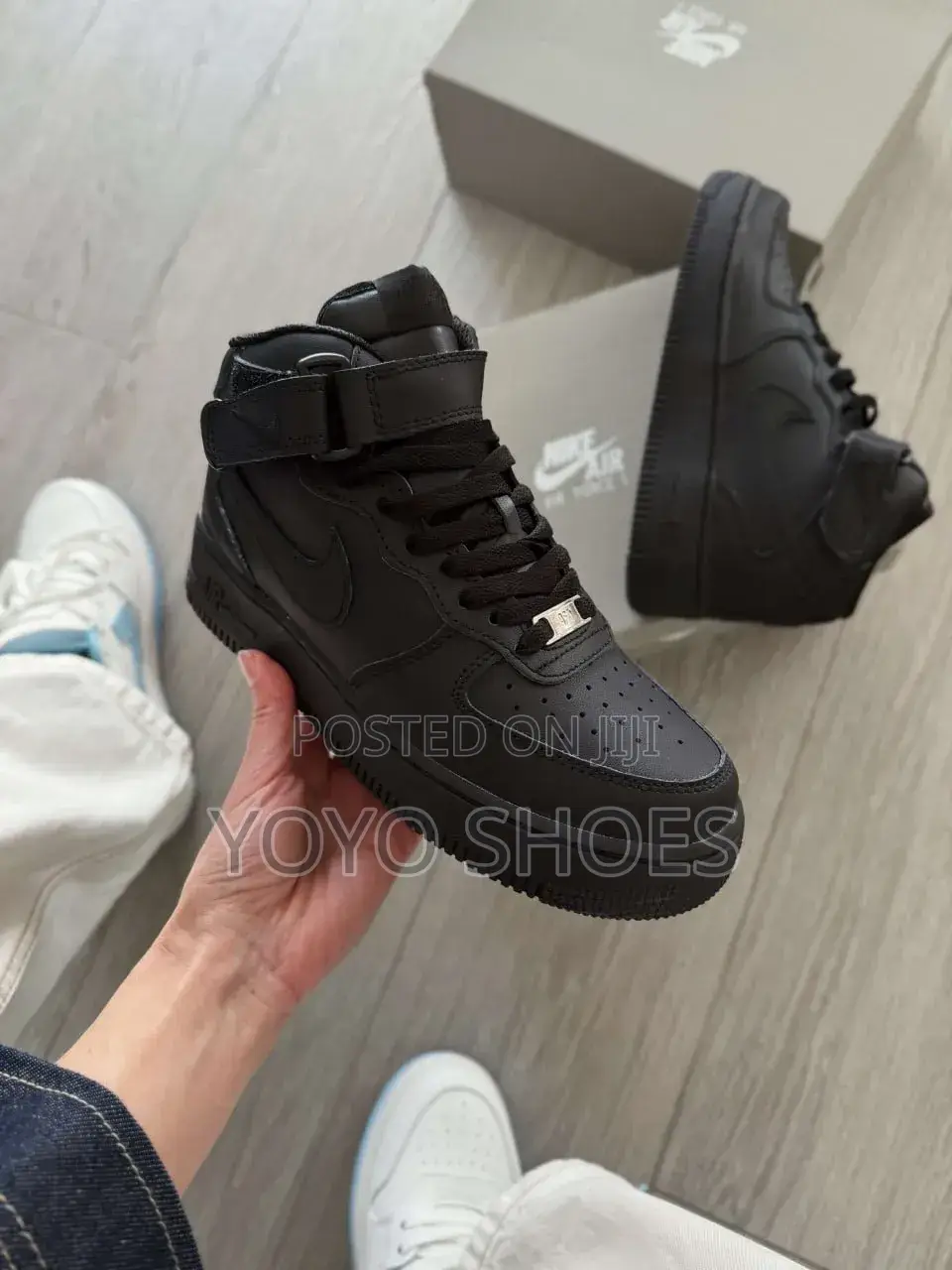 Nike Air Force 1 Mid '07 Triple Black for Women's