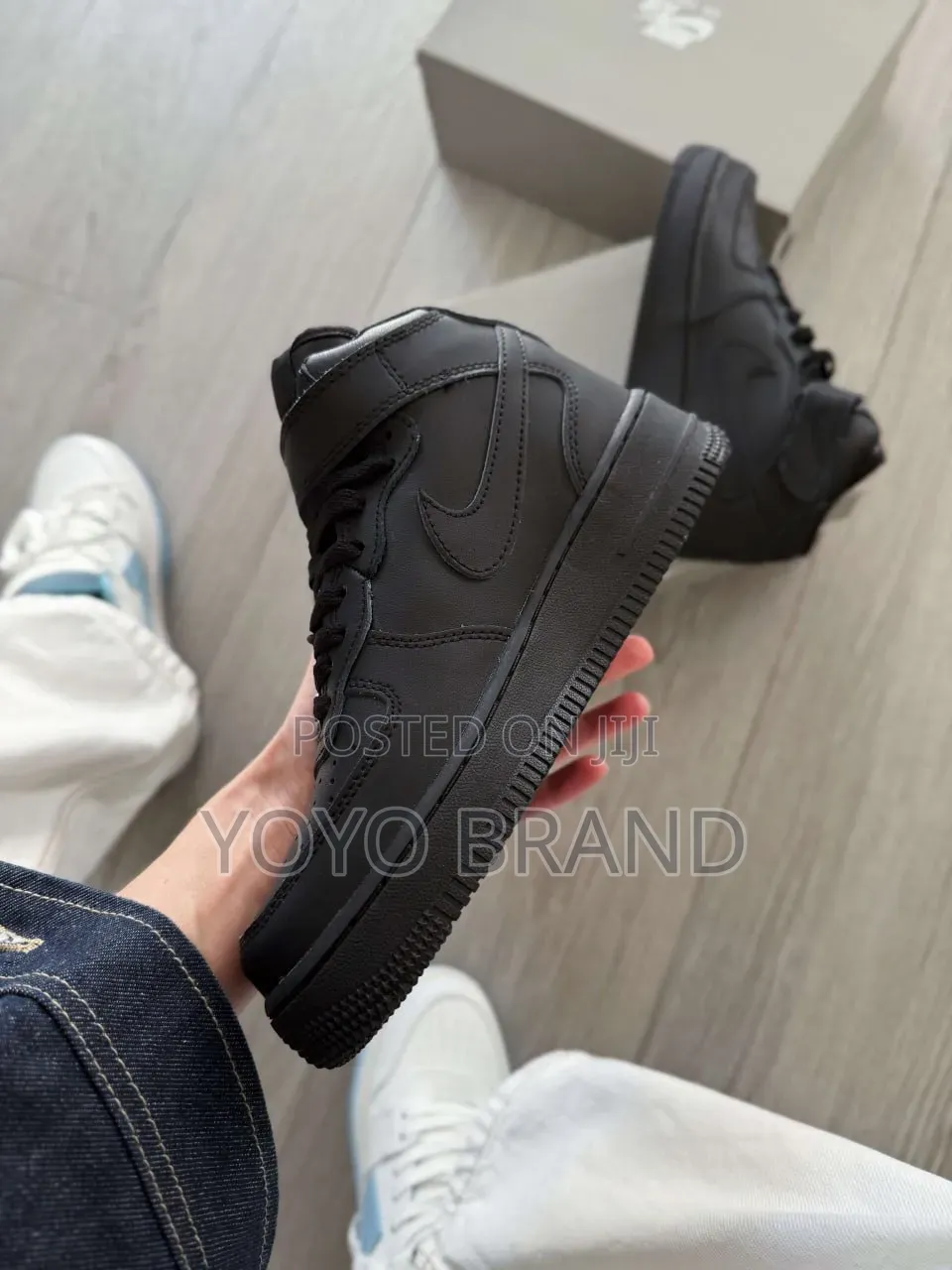 Nike Air Force 1 Mid '07 Triple Black for Women's