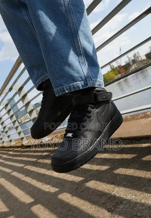 Nike Air Force 1 Mid '07 Triple Black for Women's