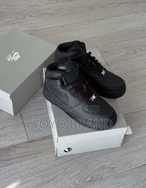 Nike Air Force 1 Mid '07 Triple Black for Women's