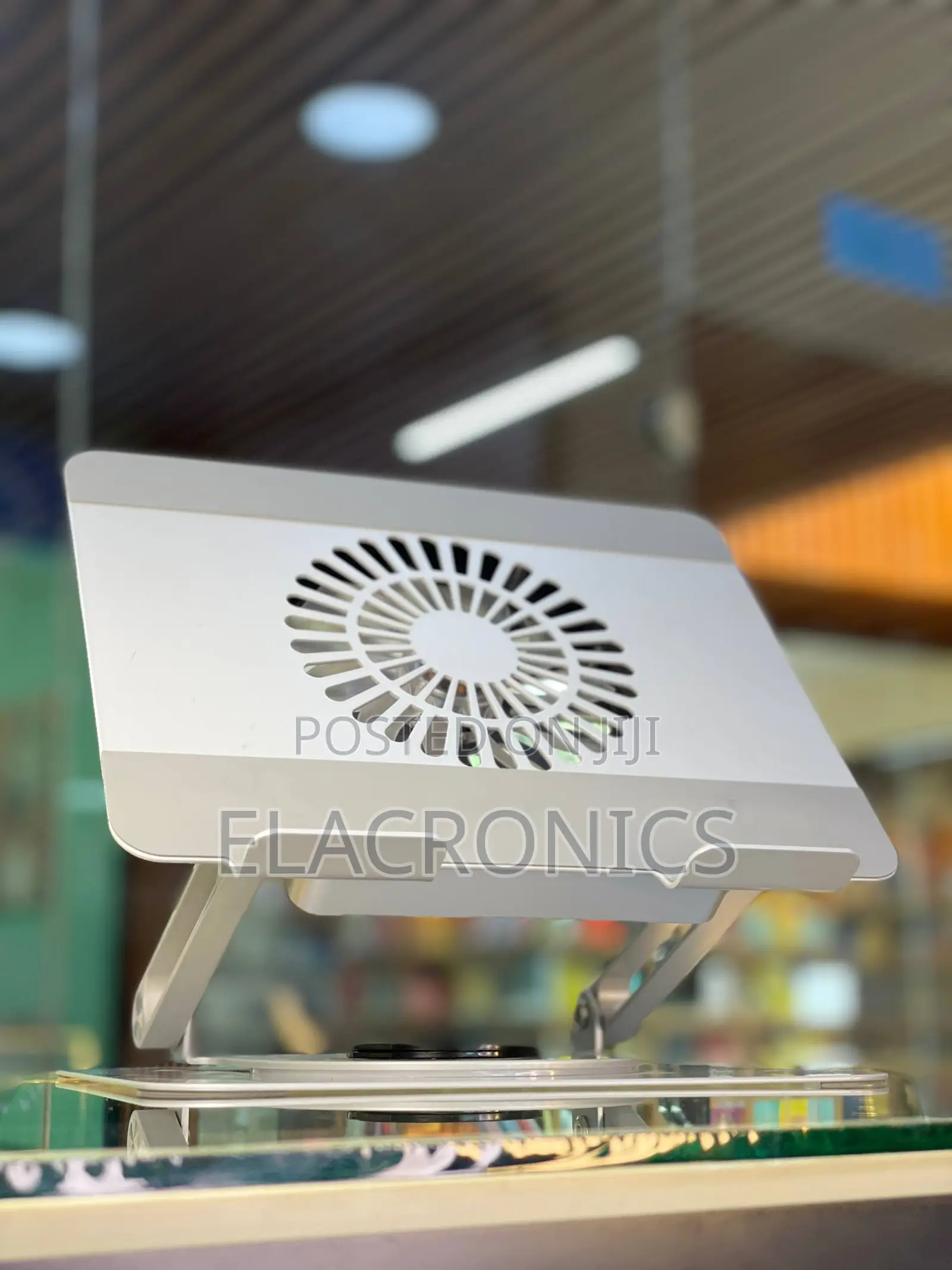 Pc Stand With Fan 360 Rotating Cooler 