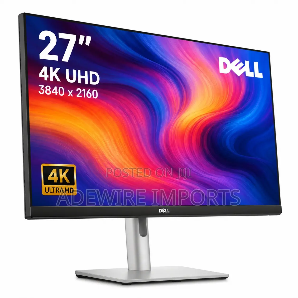 Dell 27" Framless Used Monitor With Vat