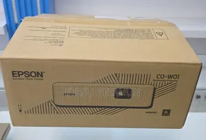 Cartoon Epson Projector With Remote