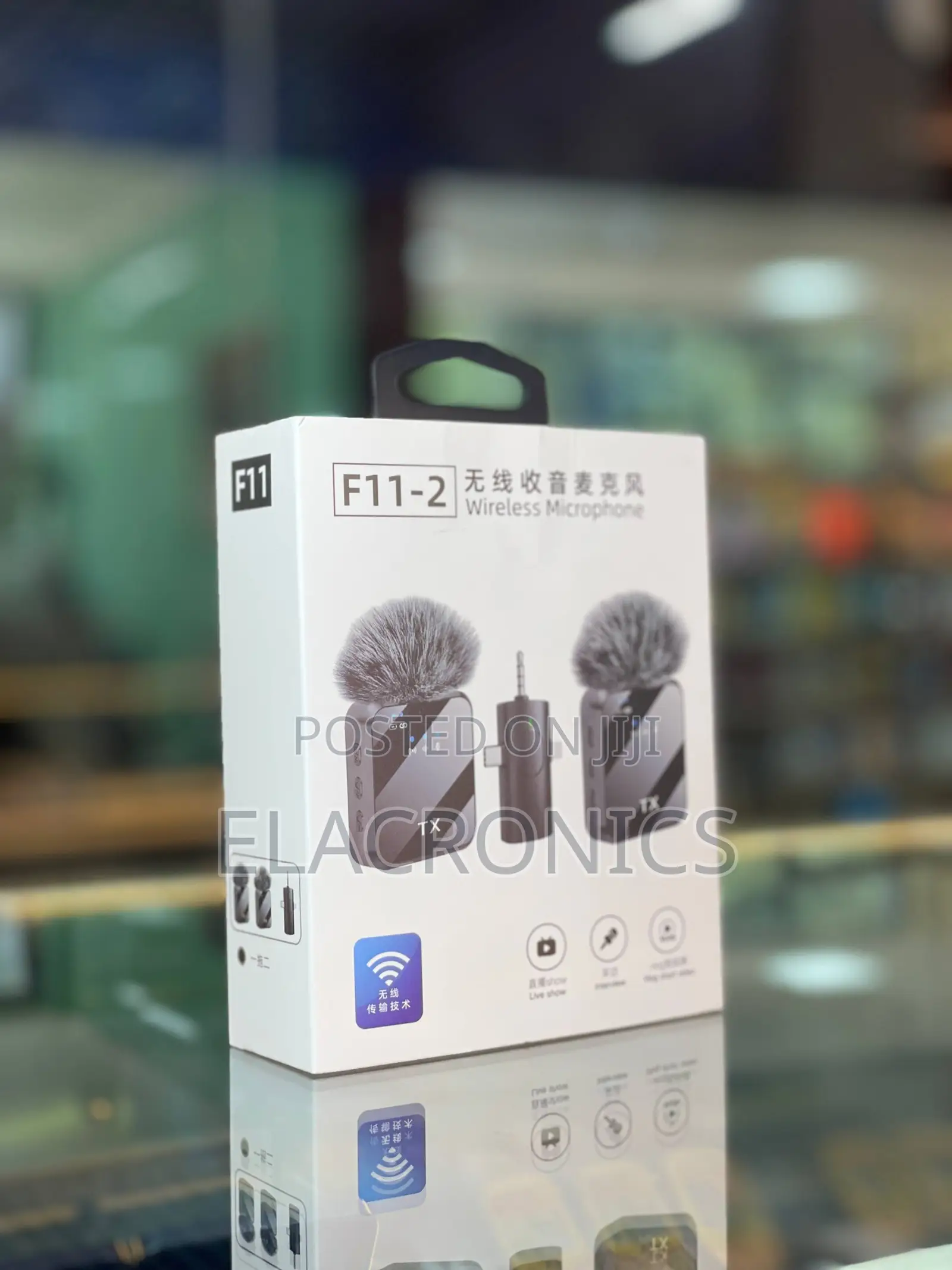 F11-2 Wireless Neck Mic (3-in-1 Receiver)