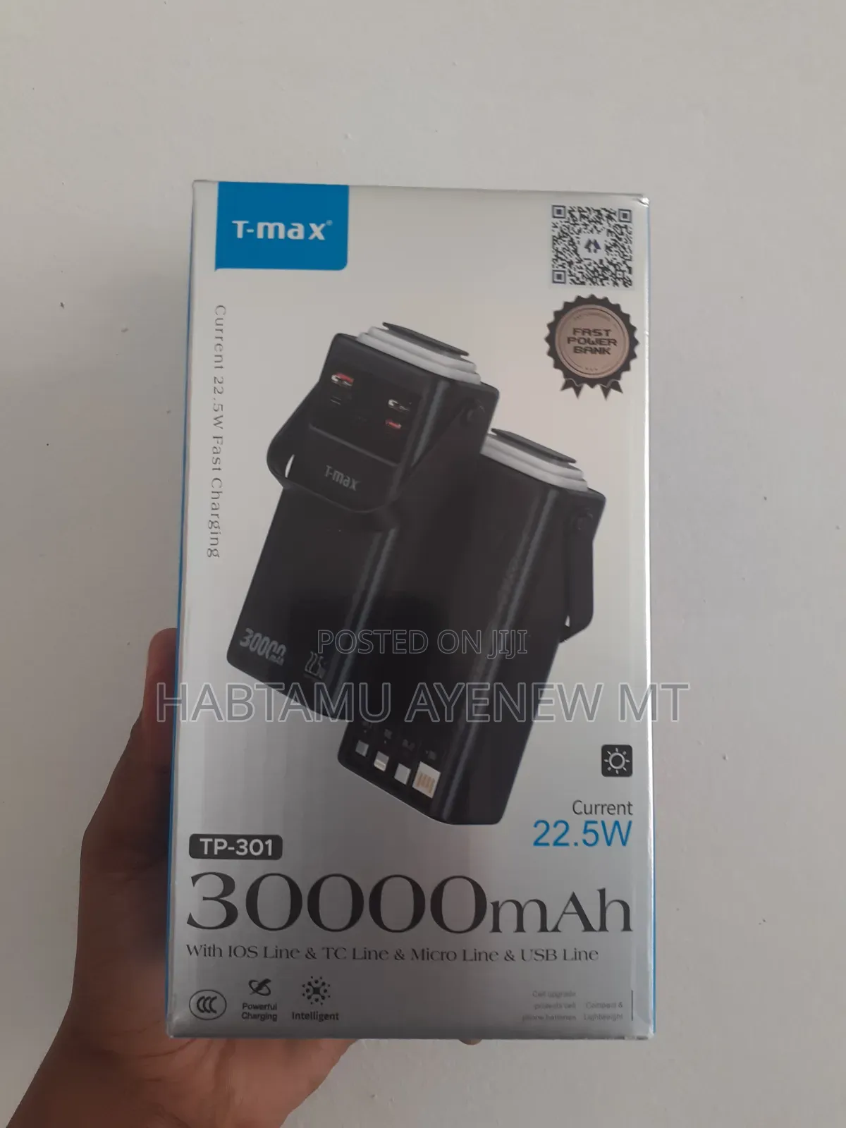 T-Max 30,000 Mah (6+ Phones Charging)