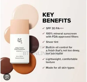 Beauty of Joseon Daily Tinted Fluid Sunscreen Spf50+ Pa+ 