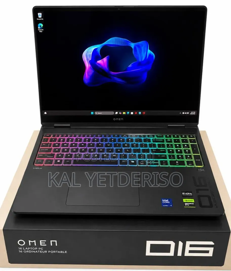 New Laptop HP Omen Max 16 32GB Intel Core Ultra 9 SSD 2T