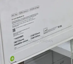 New Laptop Apple MacBook Air 2026 M5 16GB Apple M5 SSD 512GB