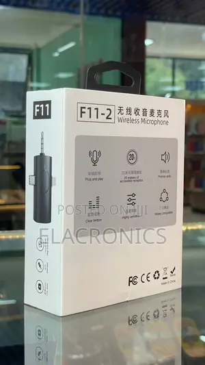 F11-2 Dual Wireless Neck Mic Vlogging (Type-C iPhone)