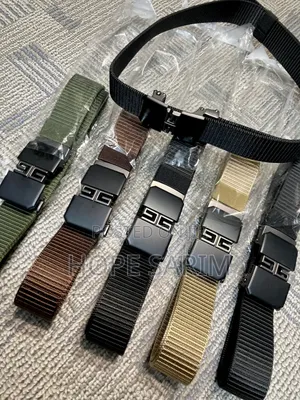 Tactical Webbing Belts: