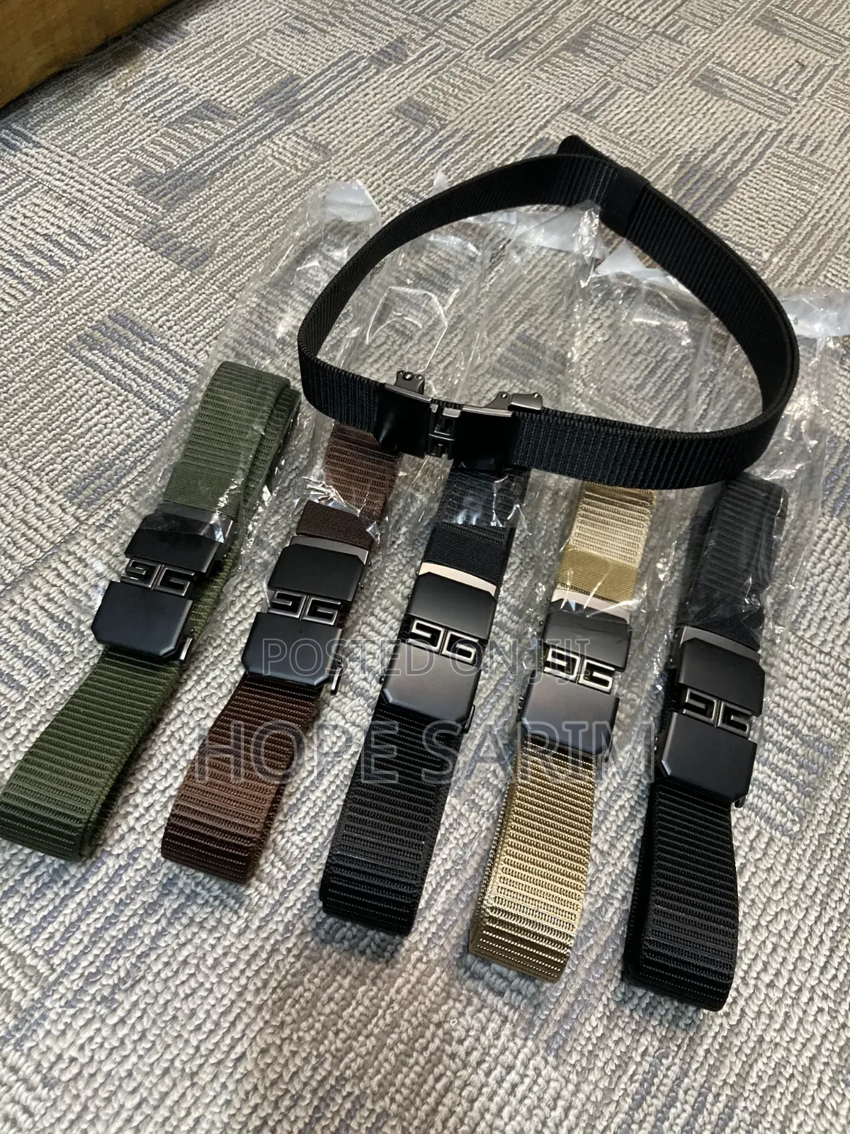 Tactical Webbing Belts: