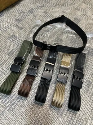 Tactical Webbing Belts: