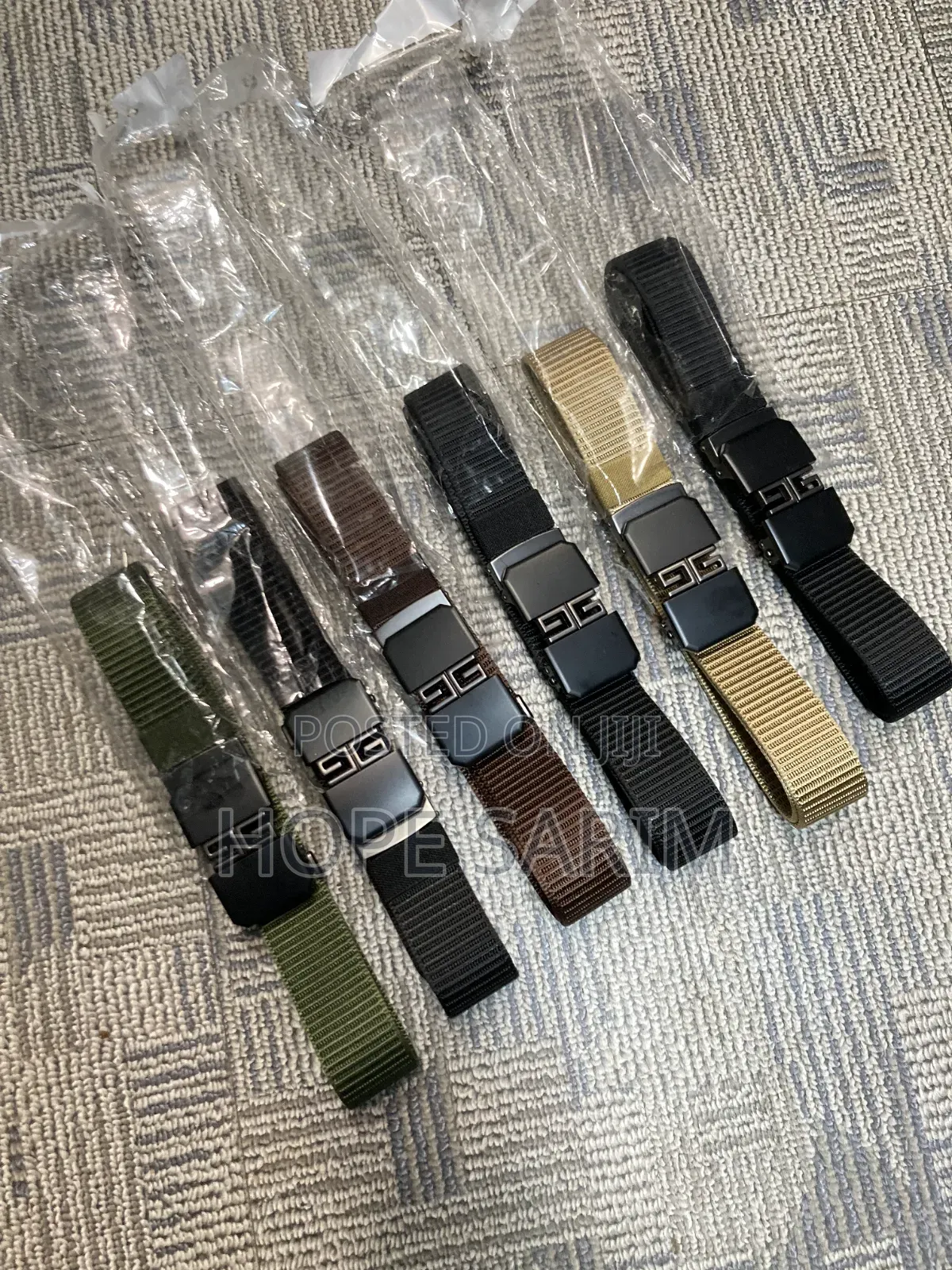 Tactical Webbing Belts: