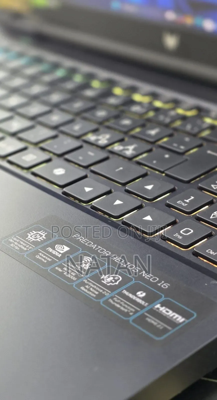 New Laptop Acer Predator Helios Neo 16 16GB Intel Core i9 SSD 1T