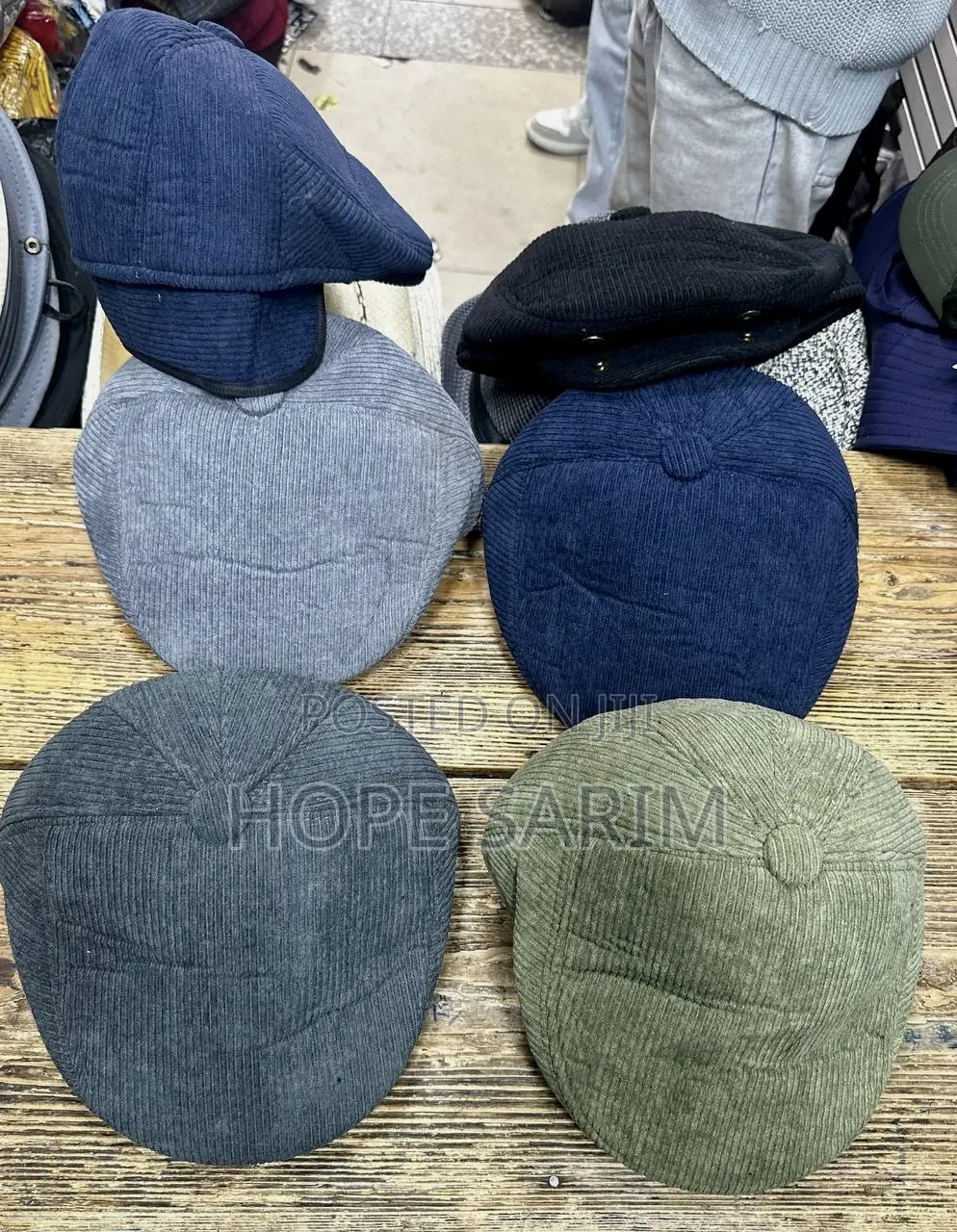Corduroy Flat Caps (Gatsby Hats):