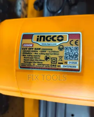 Ingco Cut Off Saw 2200 Watt