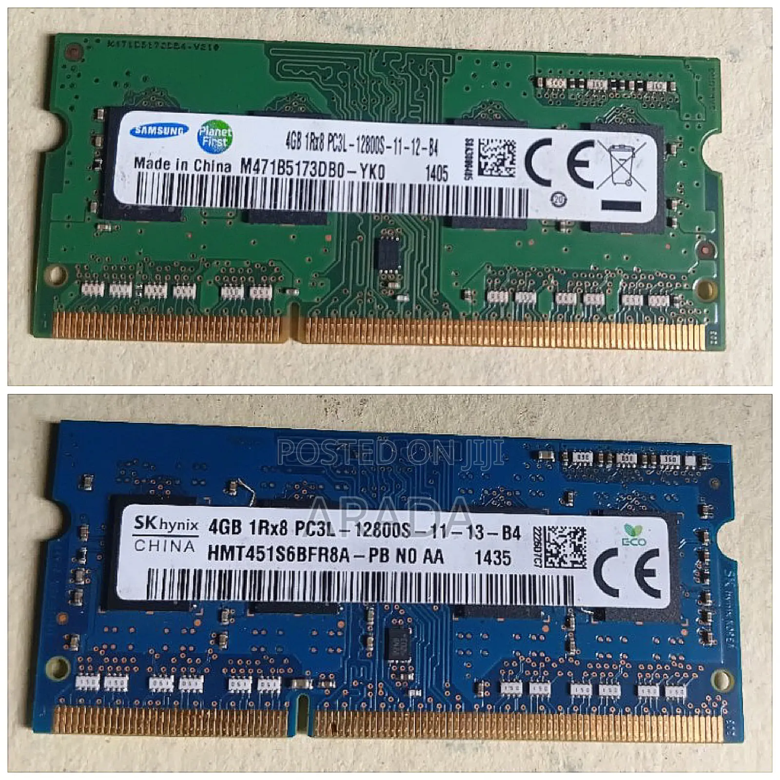 (Samsung Hynix)Ddr3l 4gb Laptop Ram