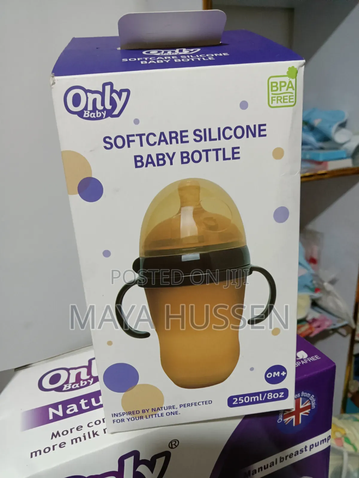 Only Baby Softcare Silicone Baby Bottle - 250ml / 8oz (Bpa Free)