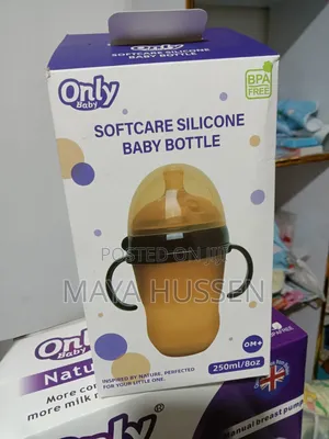 Only Baby Softcare Silicone Baby Bottle - 250ml / 8oz (Bpa Free)