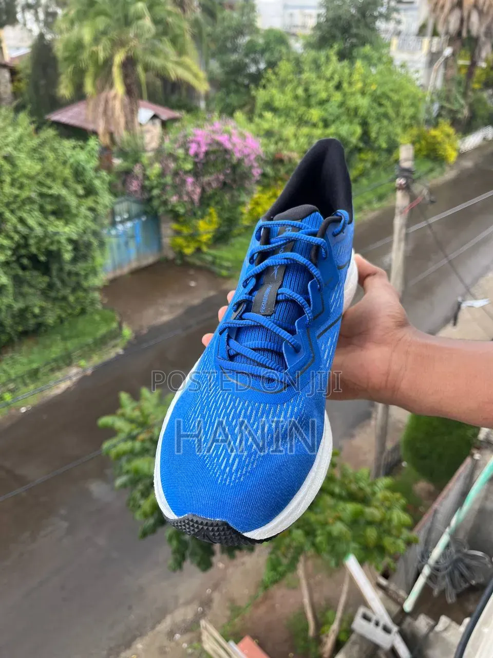 Blue Reebok Running Shoes