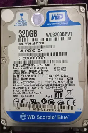 Laptop Hard Disk