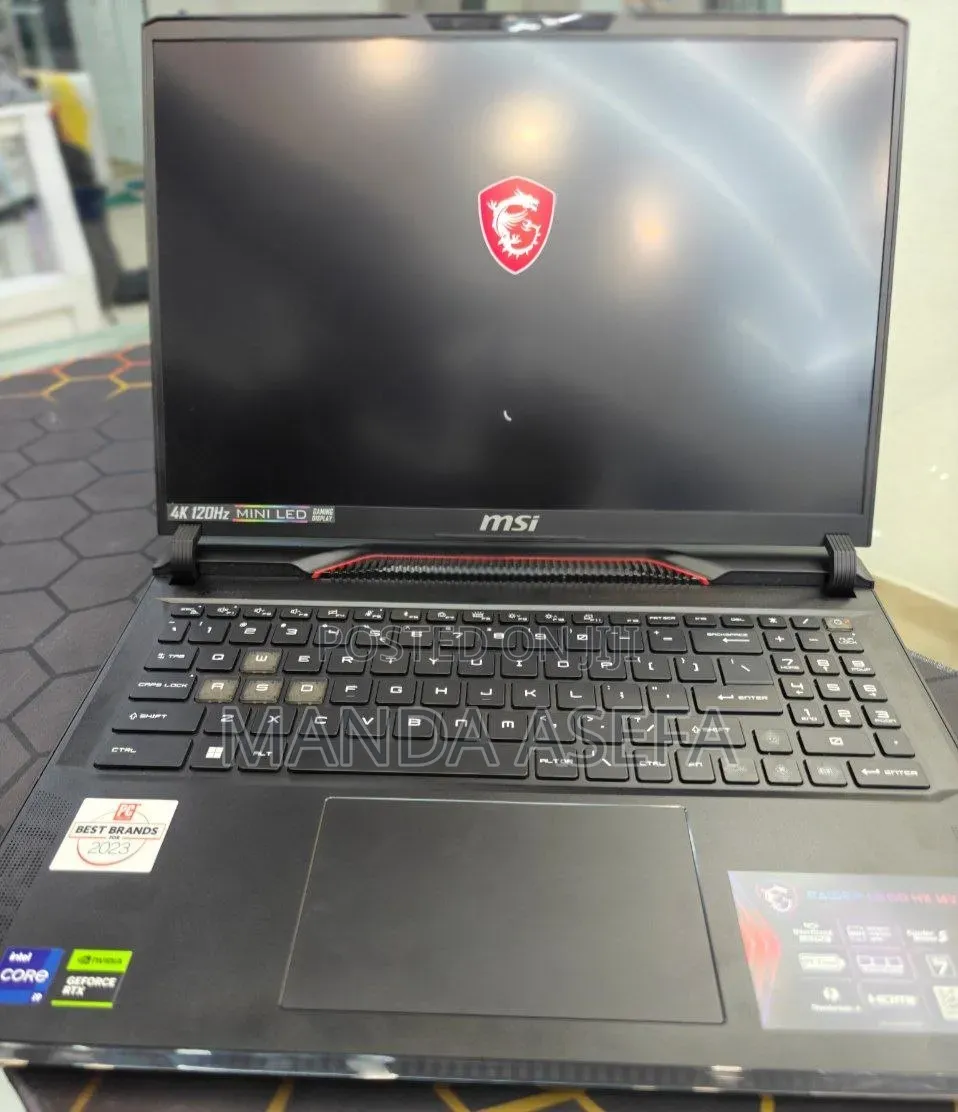 New Laptop MSI Raider GE78HX 16GB Intel Core i9 SSD 1T