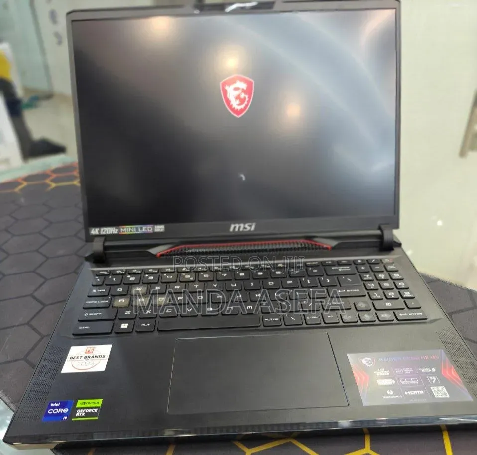 New Laptop MSI Raider GE78HX 16GB Intel Core i9 SSD 1T