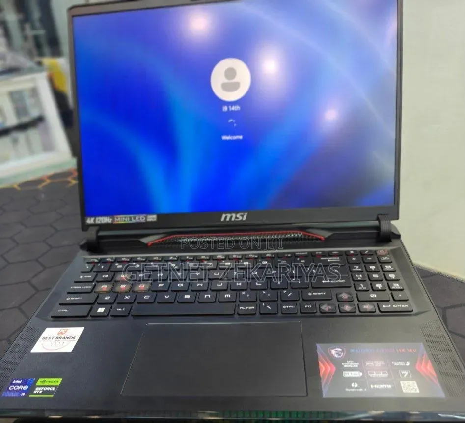 New Laptop MSI 16GB Intel Core i7 SSD 1T