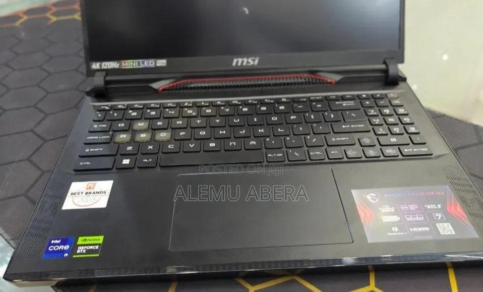 New Laptop MSI 16GB Intel Core i9 SSD 1T