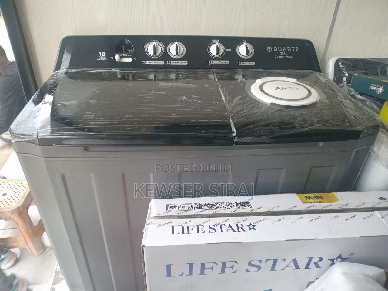 Quartz 20kg Washing Machine Manual System