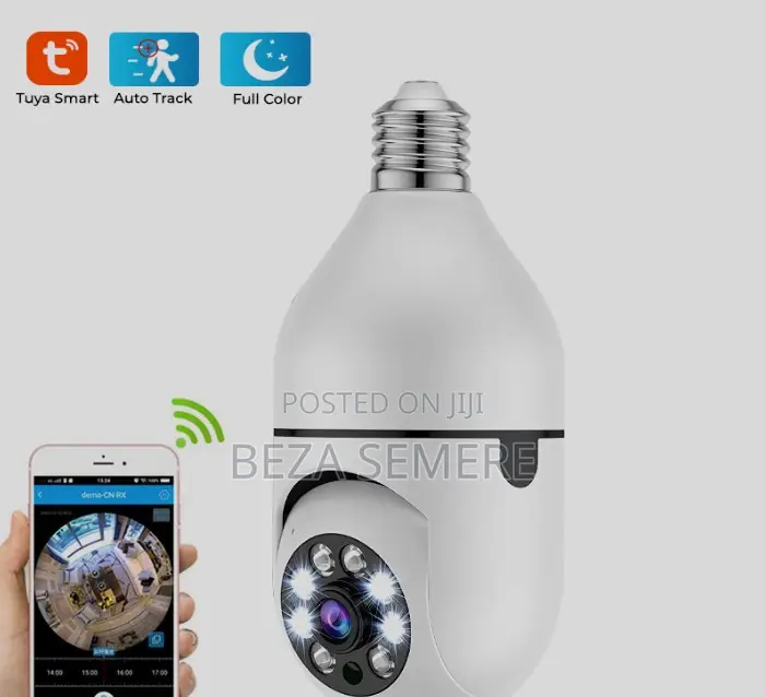 Hidden Light Bulb Security Camera Secret Wifi Spy Cam for Home Care