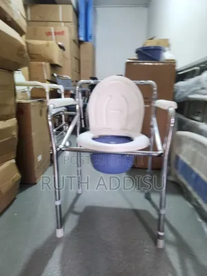 Stainless Steel 3-in-1 Commode Chair Features a Foldable Design And
