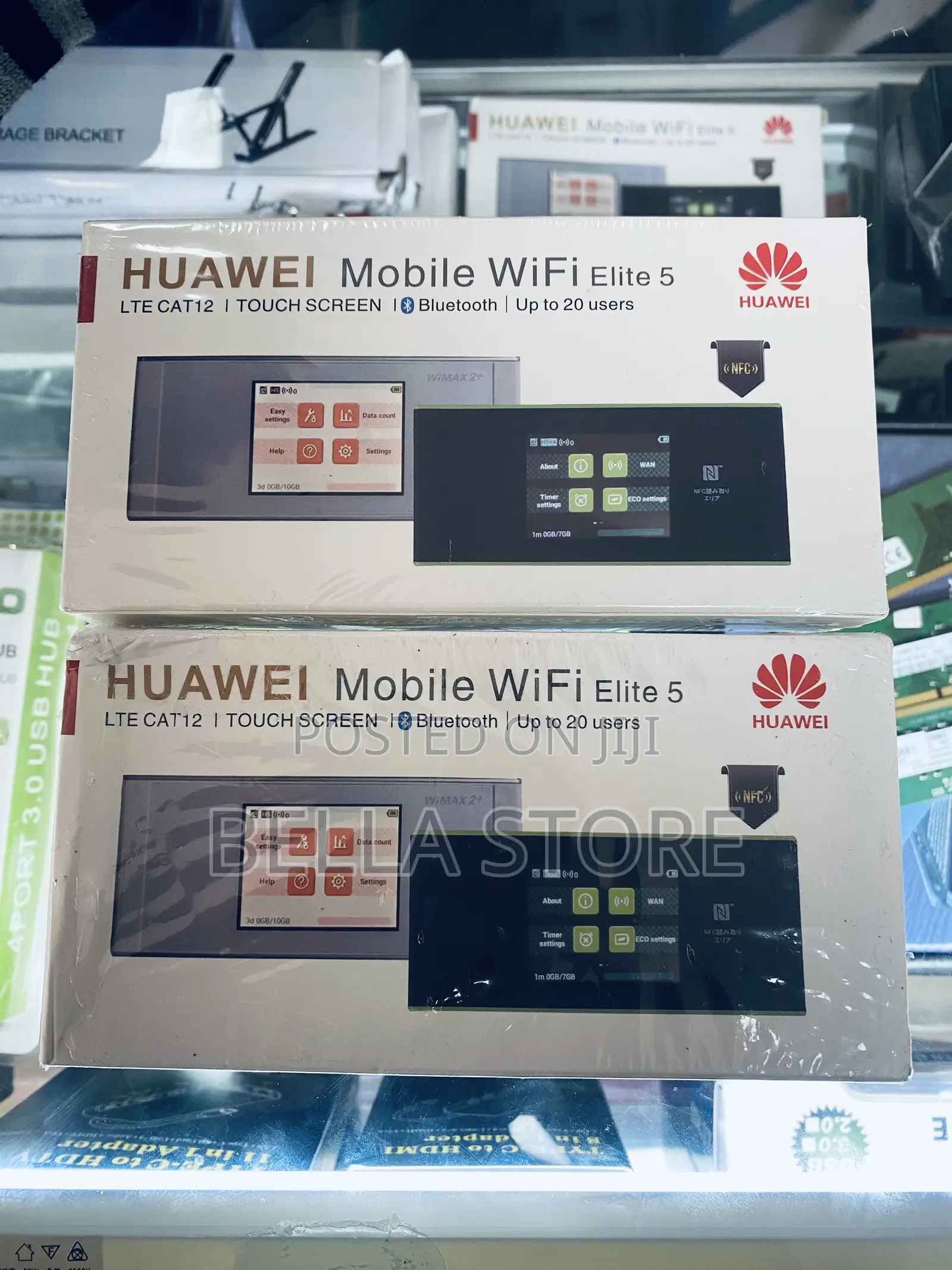 Huawei Mobile Wifi Elite 5 Lte Cat12 | Touch Screen 18 Bluetooth